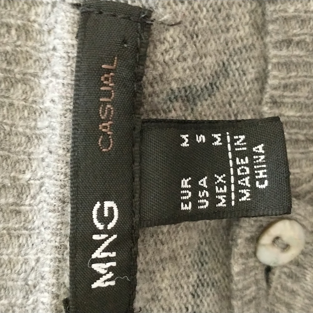 Mango Gray Patterned Cardigan - image 8